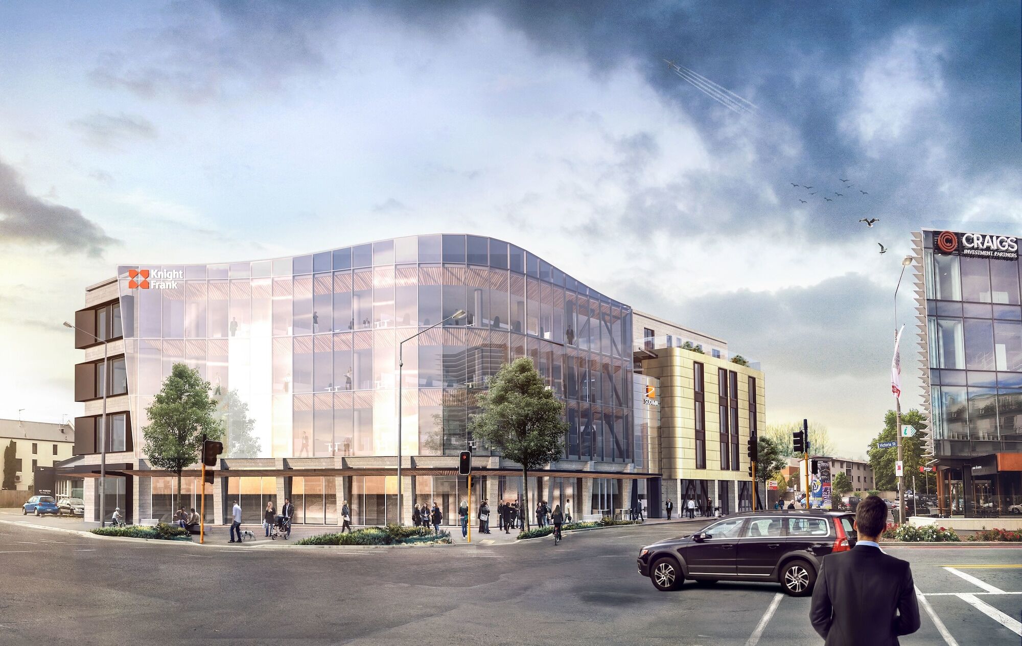 Sudima Christchurch City Buitenkant foto The proposed new building for the University of New Brunswick's Faculty of Engineering and Computer Science.
